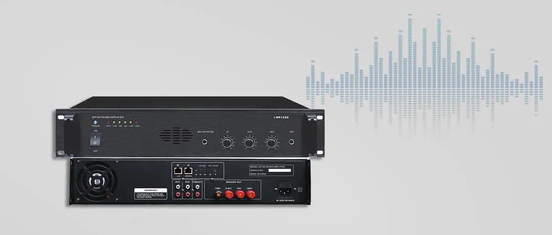 Amplificador de Potencia de Megafonía BG-80