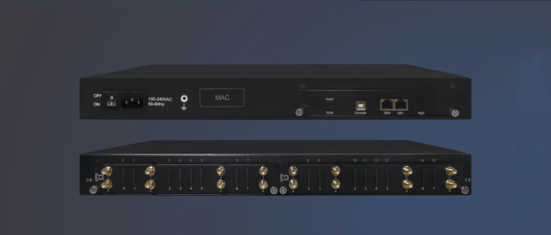 Vistas frontal y trasera del producto