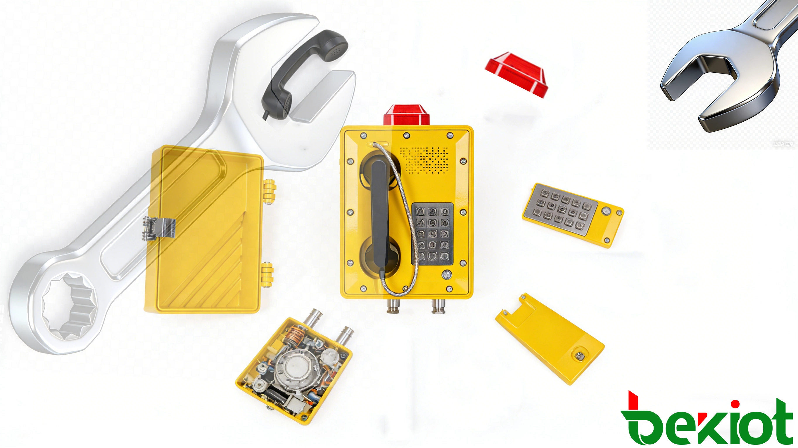 Diseño a prueba de explosiones del teléfono a prueba de explosiones