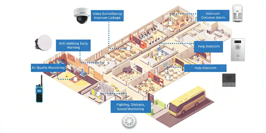 Solución Integrada de Detección y Enlace para Campus Inteligente | Seguridad del