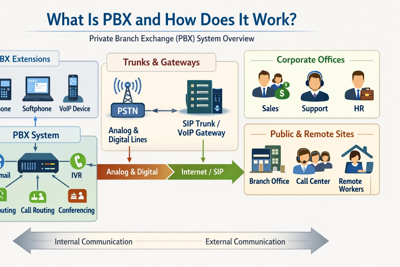 Qué es PBX y cómo funciona?