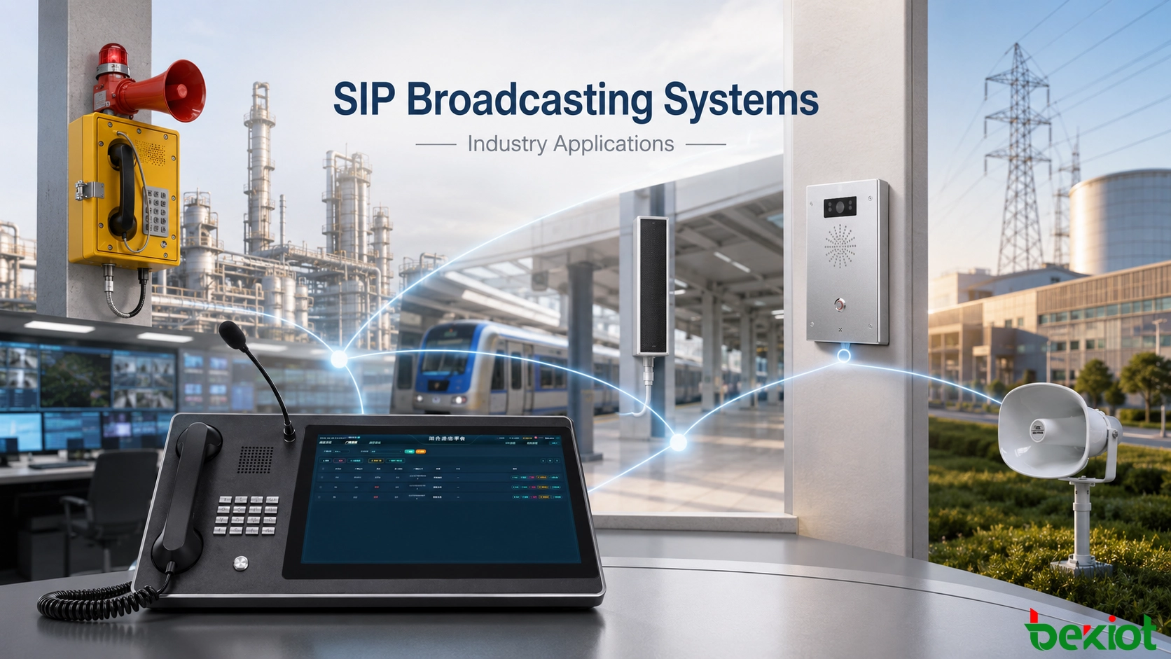 ¿Dónde se utilizan los sistemas de radiodifusión SIP? Aplicaciones industriales y diseño de soluciones.